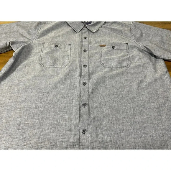 Orvis Classic Collection Button-Up Shirt Men's 2XL Blue Chest Pockets - Picture 3 of 8